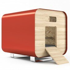 POULAILLER DESIGN CONTAINER ROUGE